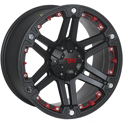 ZF-TL6119 MattBLACKRFD R18*9.0J PCD10*114.3/127 ET10 DIA 71.6