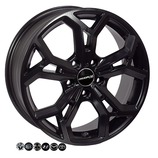 ZF-FE190 MattBLACK R17*7.0J PCD5*114.3 ET48.5 DIA 67.1