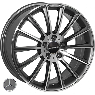 ZF-MB139(FE122) GMF R17*7.5J PCD5*112 ET37 DIA 66.6