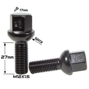 uddmtkc4363hih285a96d0b9qgumy191 БОЛТ СФЕРА BLACK М12*1,5 (27/52 NEX 17) B 003
