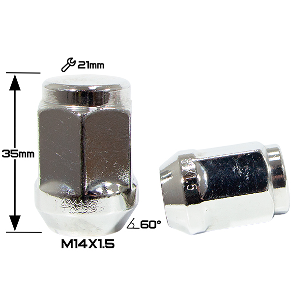 ГАЙКА Хром М14*1,5  (L35 NEX 21) N010-B