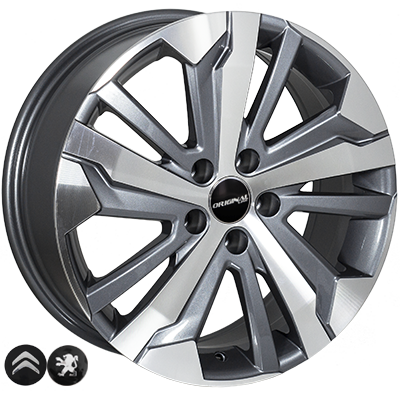 ZW-BK5837 GP R17*7.0J PCD5*108 ET23 DIA 65.1