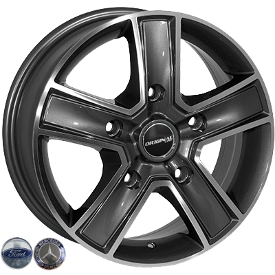 ZW-BK473 GP R16*6.5J PCD5*118 ET45 DIA 71.1