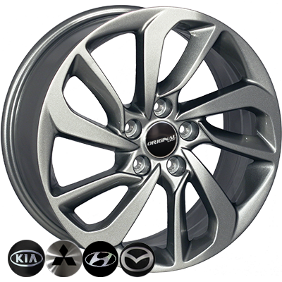 ZF-TL0417 DarkSILVER R17*7.0J PCD5*114.3 ET51 DIA 67.1