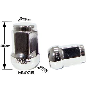 ГАЙКА СФЕРА  Хром М14*1,5  (L35 NEX 19) N008-SR12