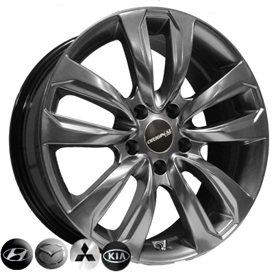 ZW-D002 HB R17*7.0J PCD5*114.3 ET40 DIA 67.1
