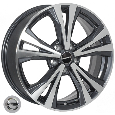 ZF-TL5680(H653) BlackGMF R18*7.0J PCD5*114.3 ET45 DIA 66.1