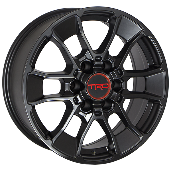 ZW-BKY1202 MattBLACK R18*8.0J PCD6*139.7 ET20 DIA 106.1