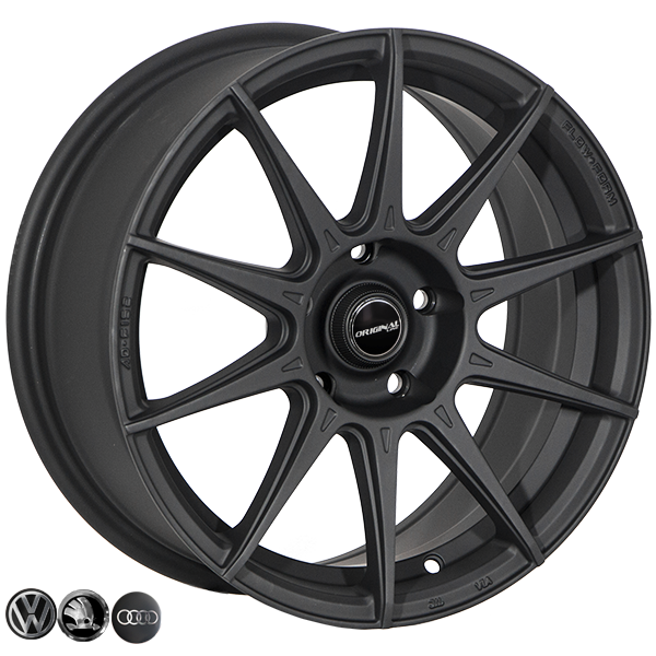ZW-YA3937 BLK/M R16*7.0J PCD5*112 ET35 DIA 67.1