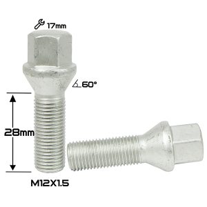 БОЛТ КОНУС DACROMET М12*1,5 (H28 NEX 17) B 001