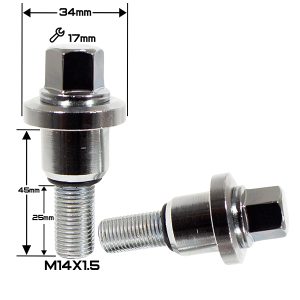БОЛТ ХРОМ ORIGINAL 14*1,5 (26/71 NEX 17) LAND ROVER