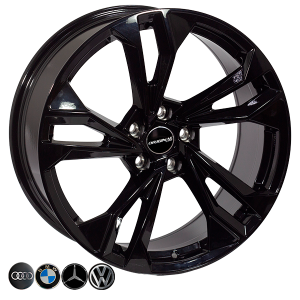 zbnbq05lnvnc5mnotvjjrtowl1f530iu ZF-9378 BLACK R19*8.5J PCD5*112 ET32 DIA 66.6