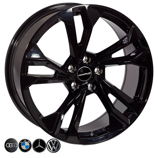 ZF-9378 BLACK R19*8.5J PCD5*112 ET32 DIA 66.6