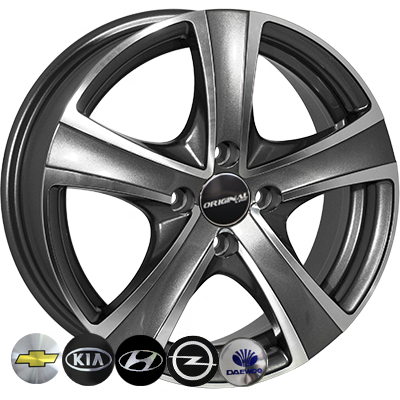 ZW-9504 MK-P R14*5.5J PCD4*100 ET44 DIA 56.6