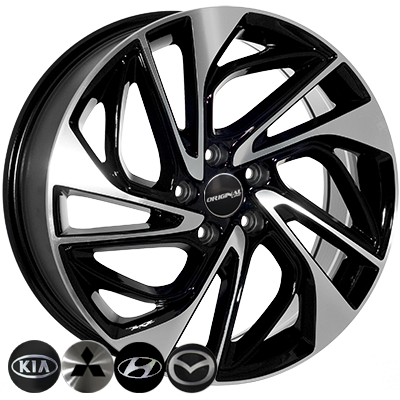 ZW-BK5518 BP R19*7.5J PCD5*114.3 ET51 DIA 67.1