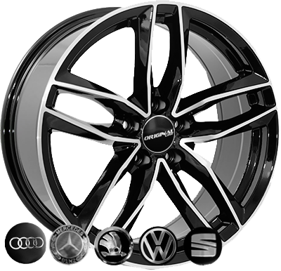 ZW-BK690 BP R18*8.0J PCD5*112 ET28 DIA 66.6