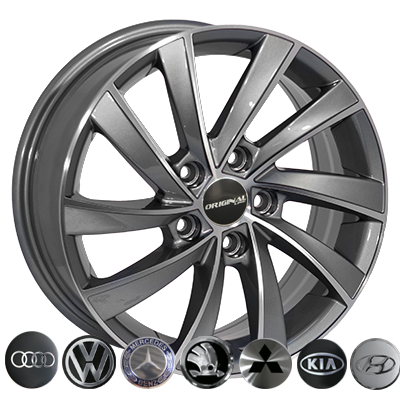 ZW-BK5290 GP R16*6.5J PCD5*105 ET39 DIA 56.6