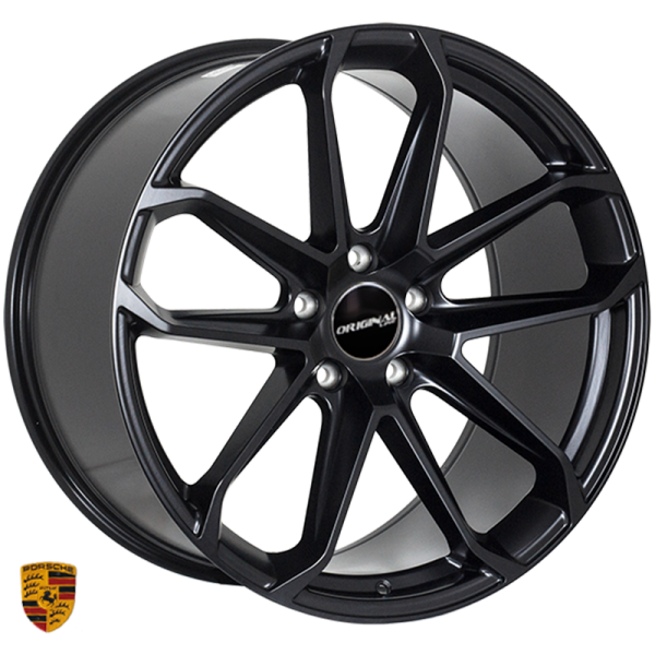 ZF-FBX265 MattBLACK R21*10.0J PCD5*112 ET19 DIA 66.6