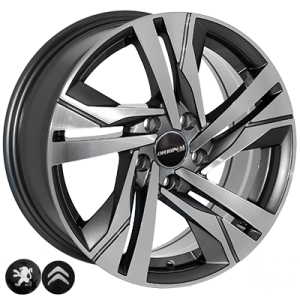 ZW-BK5543 GP R16*7.0J PCD5*108 ET38 DIA 65.1