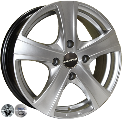 ZW-9504 HS R15*6.0J PCD4*100 ET43 DIA 60.1