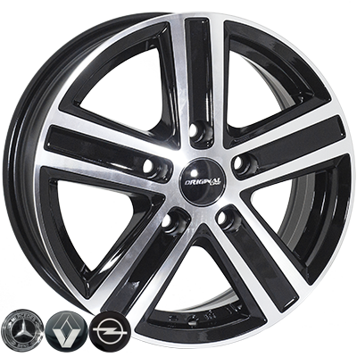 ZW-6592 BP R16*6.5J PCD5*130 ET60 DIA 89.1