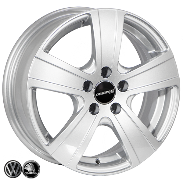 ZW-6591 SIL R15*6.0J PCD5*100 ET38 DIA 57.1