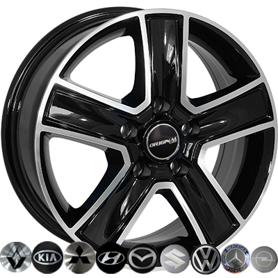 ZW-BK473 BP R16*6.5J PCD5*114.3 ET45 DIA 67.1