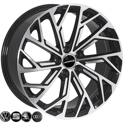 ZW-BKY0081 BP R19*8.5J PCD5*112 ET34 DIA 66.6