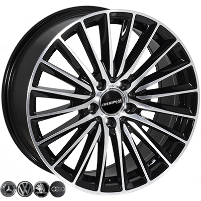 ZW-BK5909 BP R18*7.5J PCD5*112 ET40 DIA 66.6