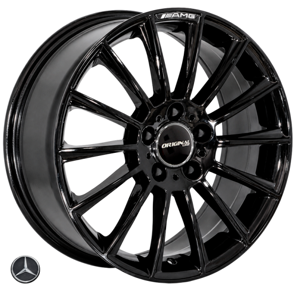 ZF-MB139(FE122) BLACK R17*7.5J PCD5*112 ET37 DIA 66.6