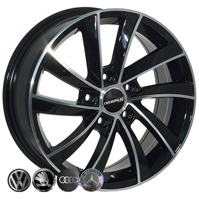 ZW-BK5290 BP R16*6.5J PCD5*112 ET46 DIA 57.1