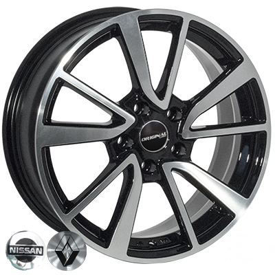 ZW-6344 BP R16*6.5J PCD5*114.3 ET40 DIA 66.1