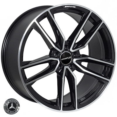 ZW-BK5610 BP R20*8.5J PCD5*112 ET46 DIA 66.6