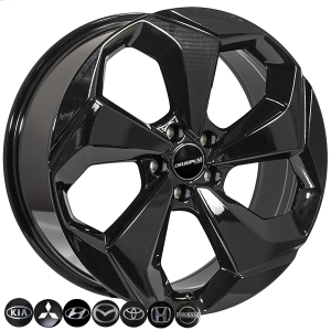 rhq80cthgcv7xgaq08dgkcjwdwbtrulq ZH-2519 BLACK R19*8.5J PCD5*114.3 ET45 DIA 73.1