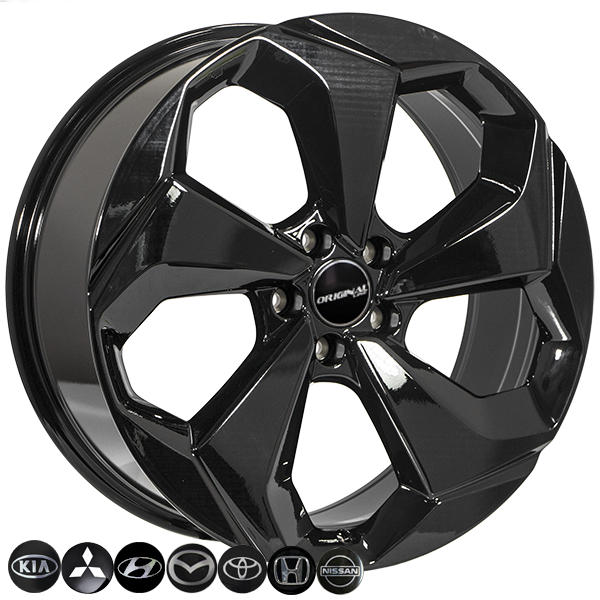 ZH-2519 BLACK R19*8.5J PCD5*114.3 ET45 DIA 73.1