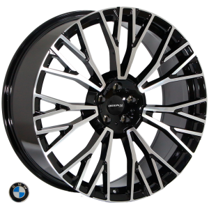 s3eph2859gfrydicbcvcfankw1a80whd ZF-736 BMF R22*9.5J PCD5*112 ET37 DIA 66.6