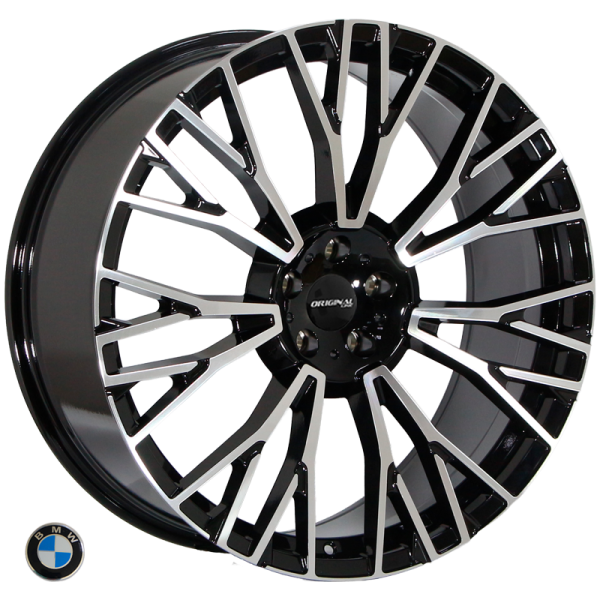 ZF-736 BMF R22*9.5J PCD5*112 ET37 DIA 66.6
