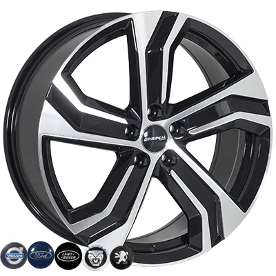 ZW-BKY0143 BP R19*8.0J PCD5*108 ET45 DIA 63.4