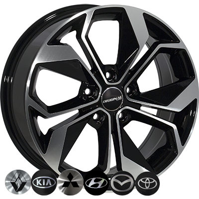 ZW-BK5168 BP R16*6.5J PCD5*114.3 ET40 DIA 67.1